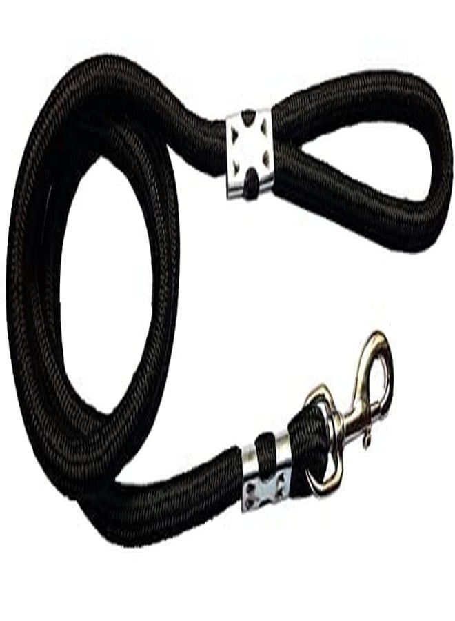 Smart Pups Dog Combo Pack of Harness, Neck Collar Belt and Rope Set (Black, Medium, Waterproof, Rope Size 1.5M-2M) - Image 3